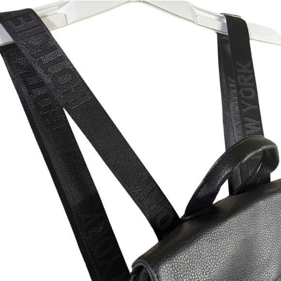 Botkier New York Trigger Black Bag Mini Backpack Black Nylon - Picture 6 of 12